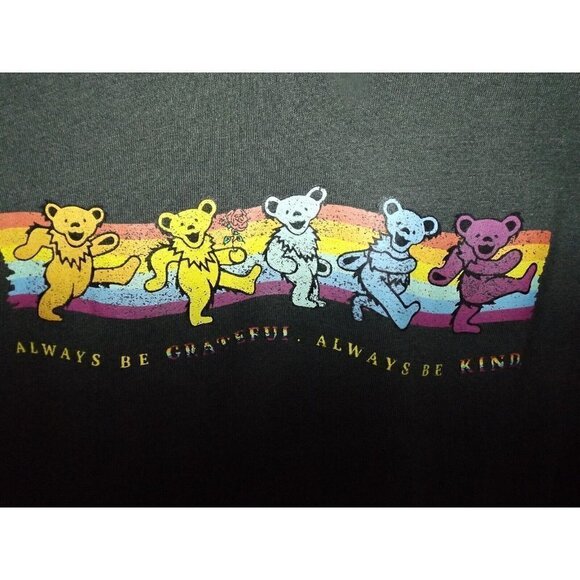 Grateful Dead XS gray/multicolor long sleeve Pride t-shirt - Picture 2 of 4